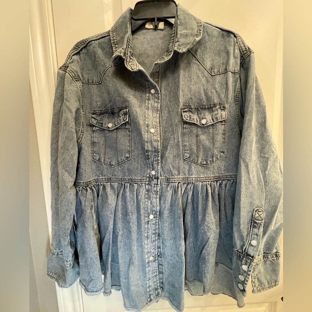 143 Story Women’s denim shacket